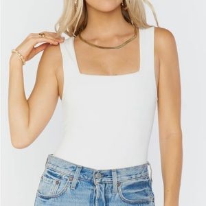 Show Me Your Mum White Dory Stretchy Bodysuit XL